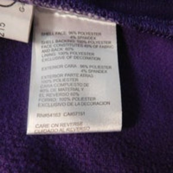 Minnesota Vikings NFL Full Zipper Logo Jacket NEW - Picture 6 of 8